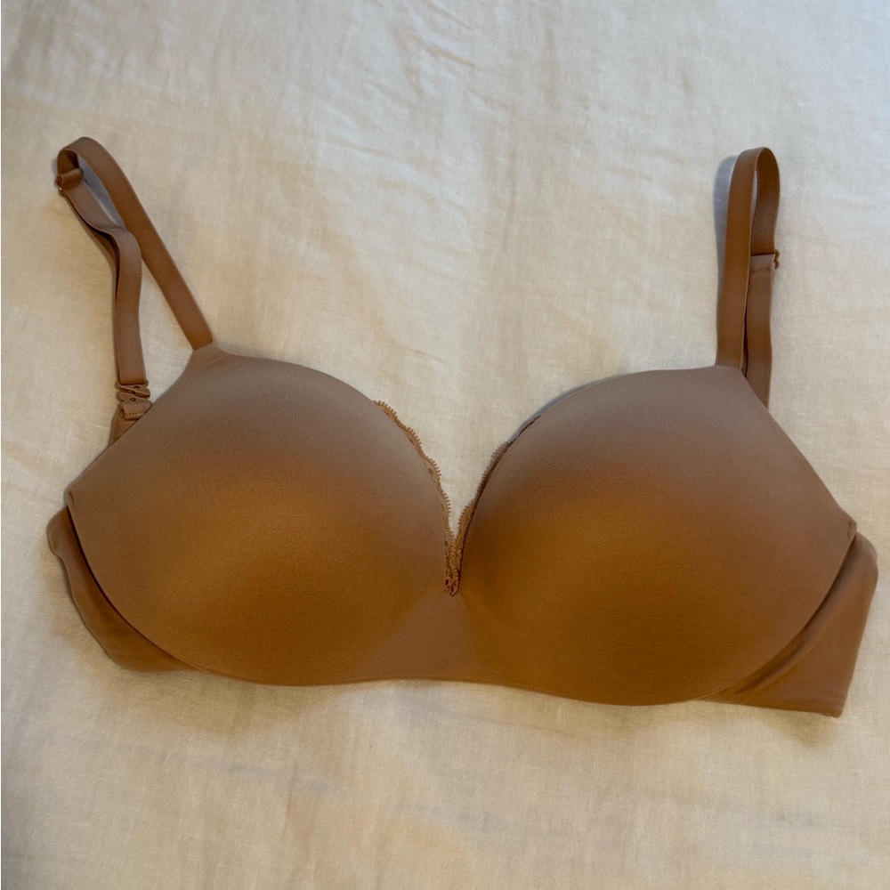VS Plunge Tan Bra
